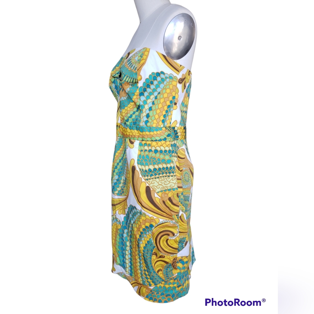Trina Turk for Banana Republic Strapless Tropical Dress - Picture 3 of 9